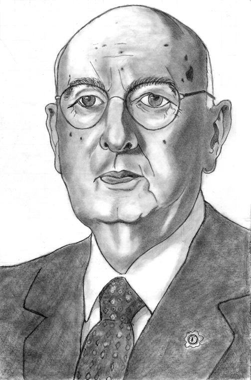 Giorgio Napolitano disegno matita