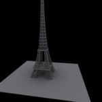 Creating “ Eiffel Tower at a distance “ in 3ds max