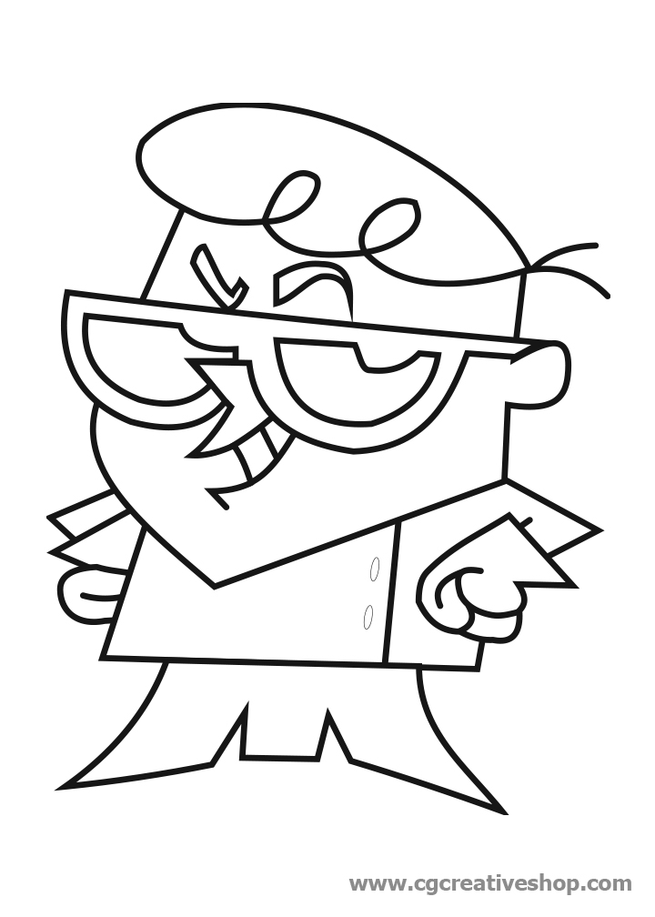 Dexter cartoon character
