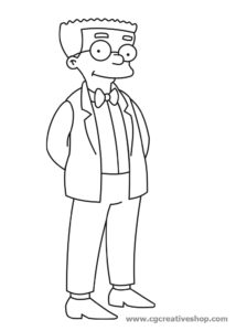 Smithers, personaggio Simpson da colorare