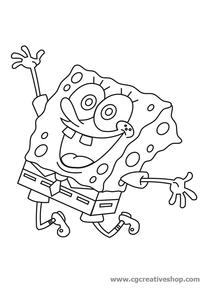 Spongebob disegno da colorare