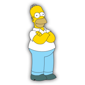 Homer Simpson Free Vector download