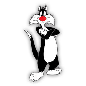Sylvester The Cat (Looney Tunes) Free Vector