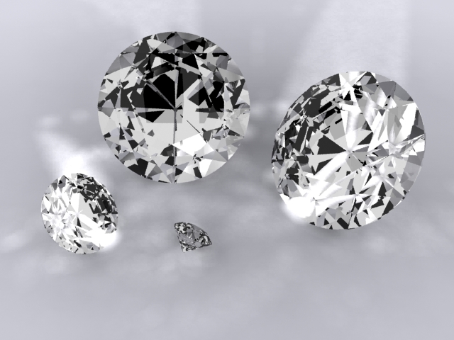 diamonds 3d free objects