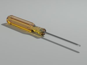 Screwdriver tool 3d object free download