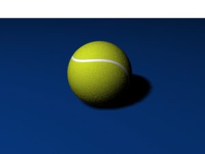 Tennis Ball 3D object Free download