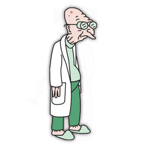 Professor Farnsworth (Futurama) Free Vector download