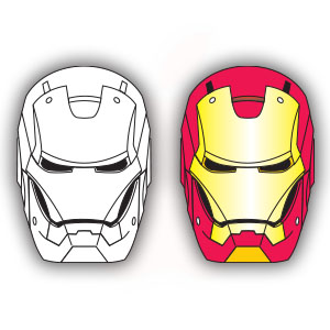 Iron Man (Marvel Comics) Helmet Free Vector download