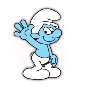 The Smurf (Les Schtroumpfs) Free Vector download