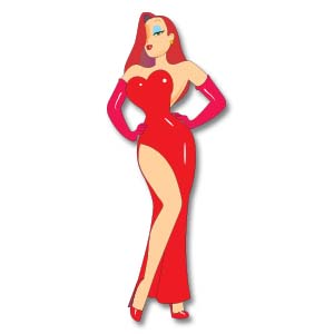 Jessica Rabbit Free Drawing Vector download
