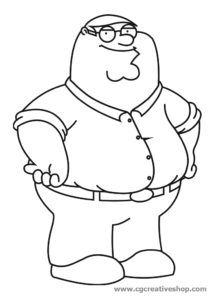 Peter Griffin coloring pages
