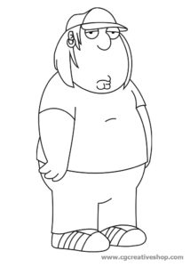 Chris Griffin coloring pages