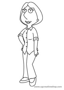 Lois Griffin coloring pages