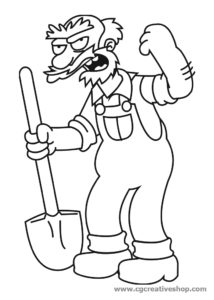 Willie giardiniere Simpsons
