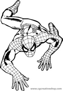 Spiderman, coloring pages