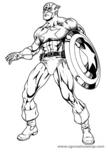 Captain America, coloring pages