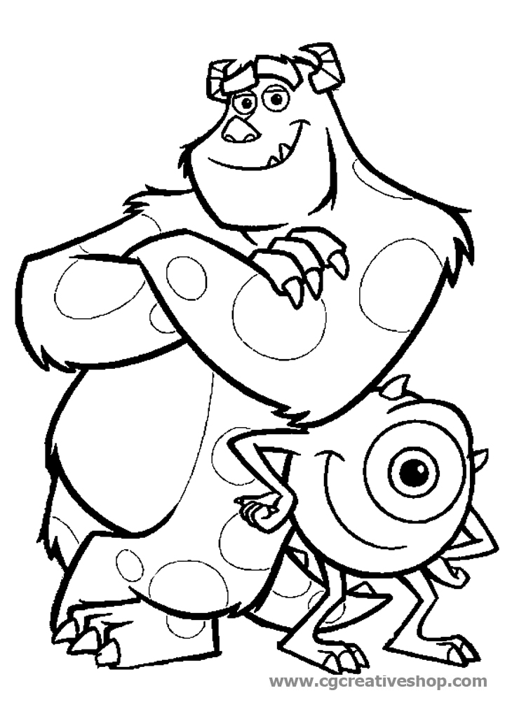 Monster & Co. coloring pages