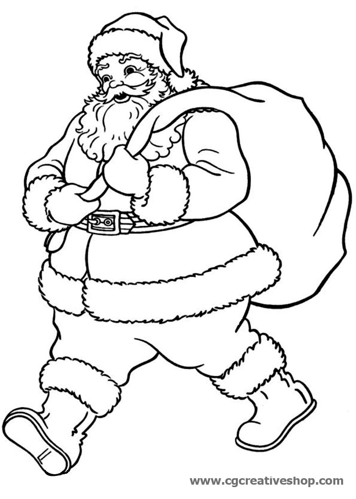 Babbo Natale (Santa Claus), coloring pages