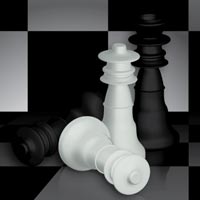 chess 3d in illustrator