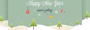 Holiday Greeting Card in Illustrator