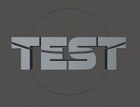 cut text in cinema 4D