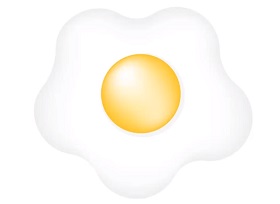 Fried Egg using Adobe Illustrator