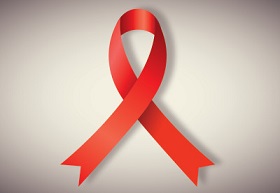 ribbon for aids day in Illustrator