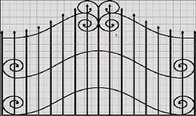 A Gate Grill Modeling in Autodesk 3ds Max