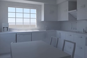Mental Ray Interior Lighting with 3ds Max