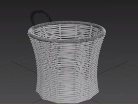 Modeling a Rattan Basket in 3ds Max