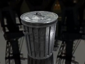 model a Trash Can in Maya