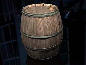 model a wooden Barrel in Maya