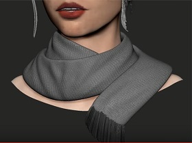 Modeling a Scarf with NanoMesh in Pxicologic ZBrush