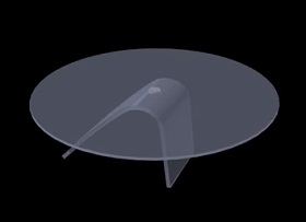 Modeling Round Glass Coffee Table in 3ds Max