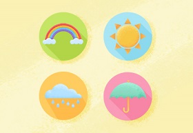 Create Flat Weather Icons in Adobe Photoshop