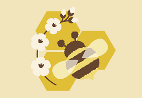 Create a Honeybee on a Honeycomb in Illustrator