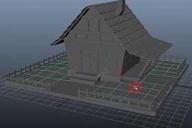 Cartoon House 3d Modeling tutorial in Autodesk Maya - Cgcreativeshop