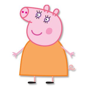 Mummy Pig Free Vector download