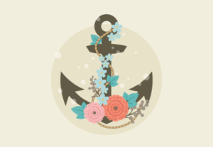 Create a Floral Anchor in Illustrator