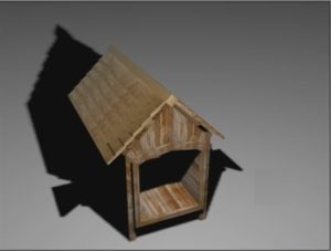 Dog House in 3ds Max