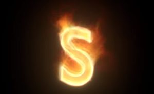 Stylized Flames on Text in Blender