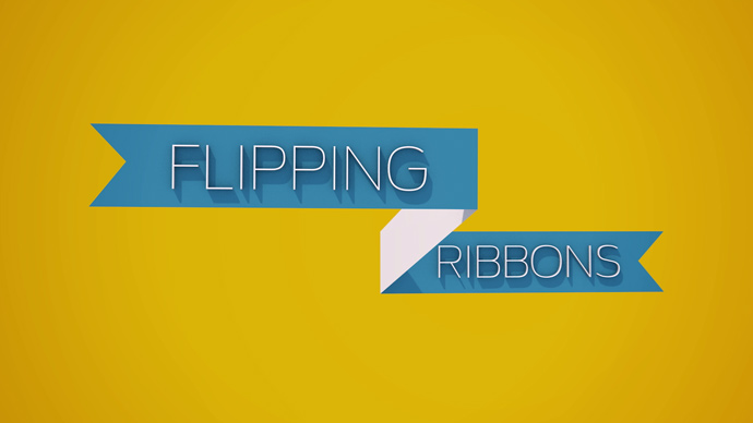 ribbon in cinema 4d