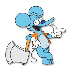 Itchy - Simpsons Mouse Free Vector