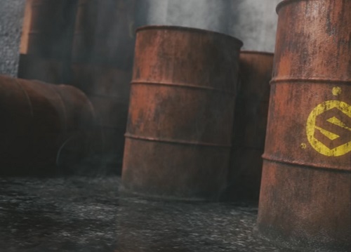 Grimy Barrel in Blender and Painter