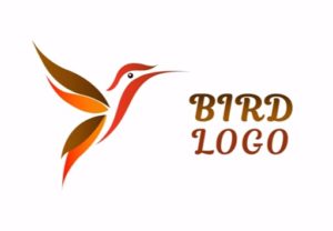Stylized Bird Logo in Illustrator
