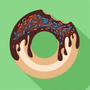 Delicious Donut in Adobe Illustrator
