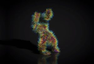 Hair to an Character in Cinema 4D