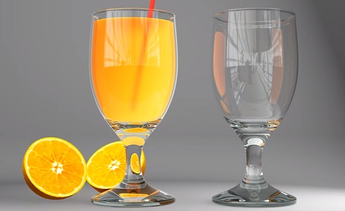 Realistic Glass Juce with VRay in 3ds Max
