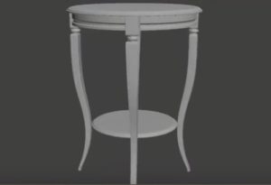 Neoclassical Table in 3ds Max