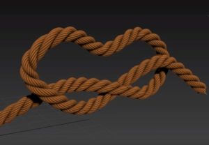 Realistic Hi-Poly Rope in 3ds Max